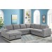 Prestige Sectional with storage chaise and sofabed